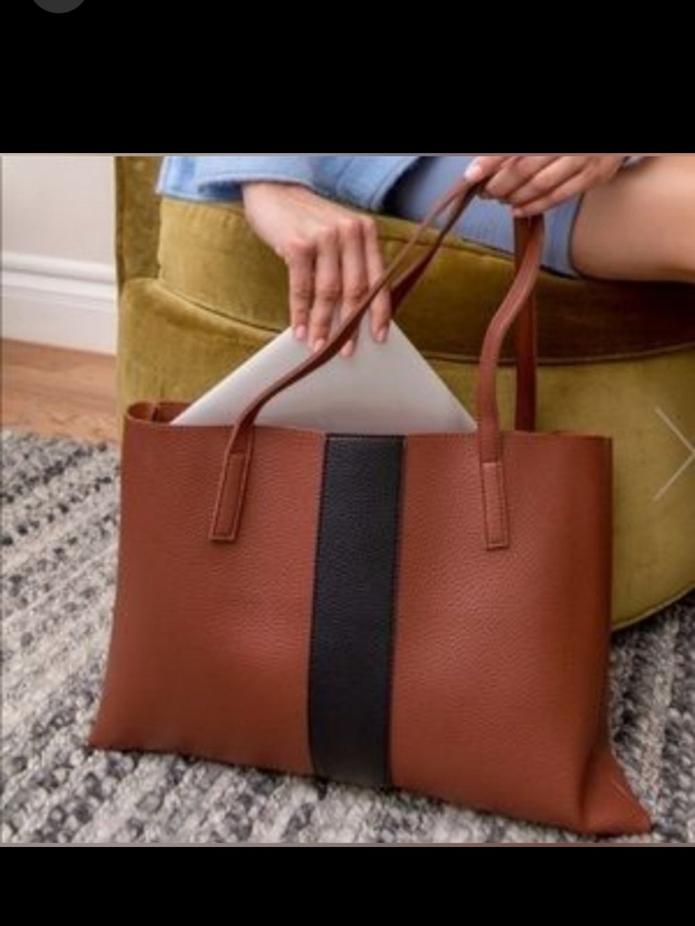 Vince Camuto Vegan Leather Tote
